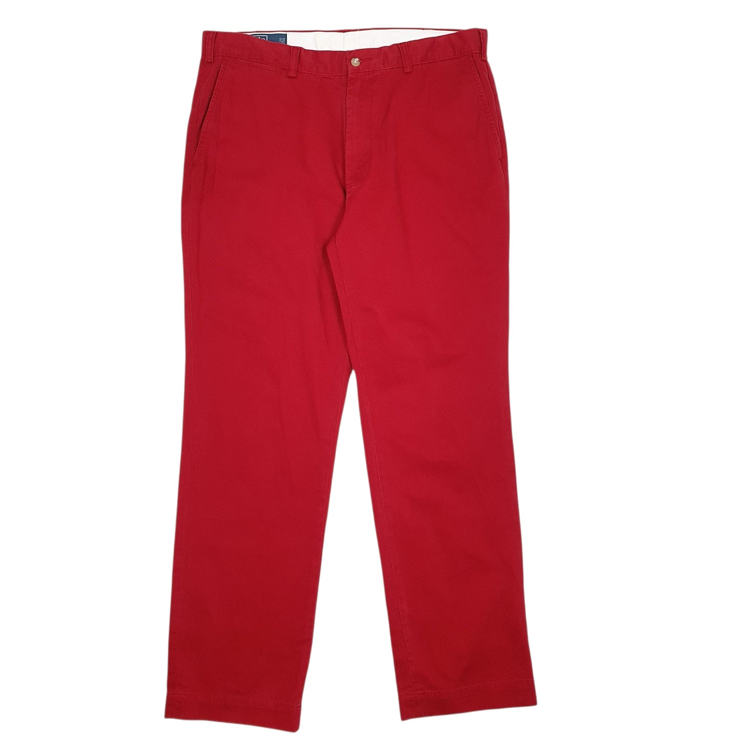 Mens Red Polo Ralph Lauren Suffield Pant Chino Trousers