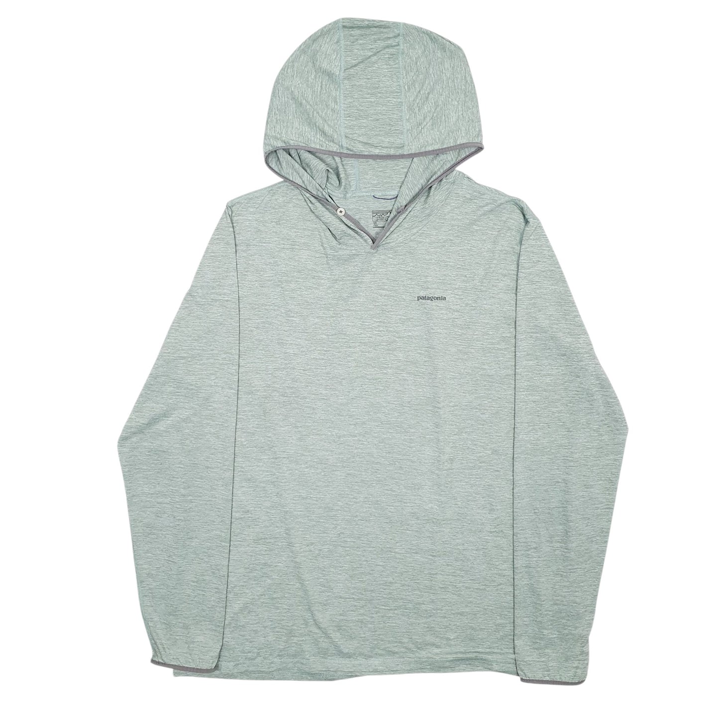 Mens Green Patagonia Lightweight Tropic Comfort Hoodie Jumper