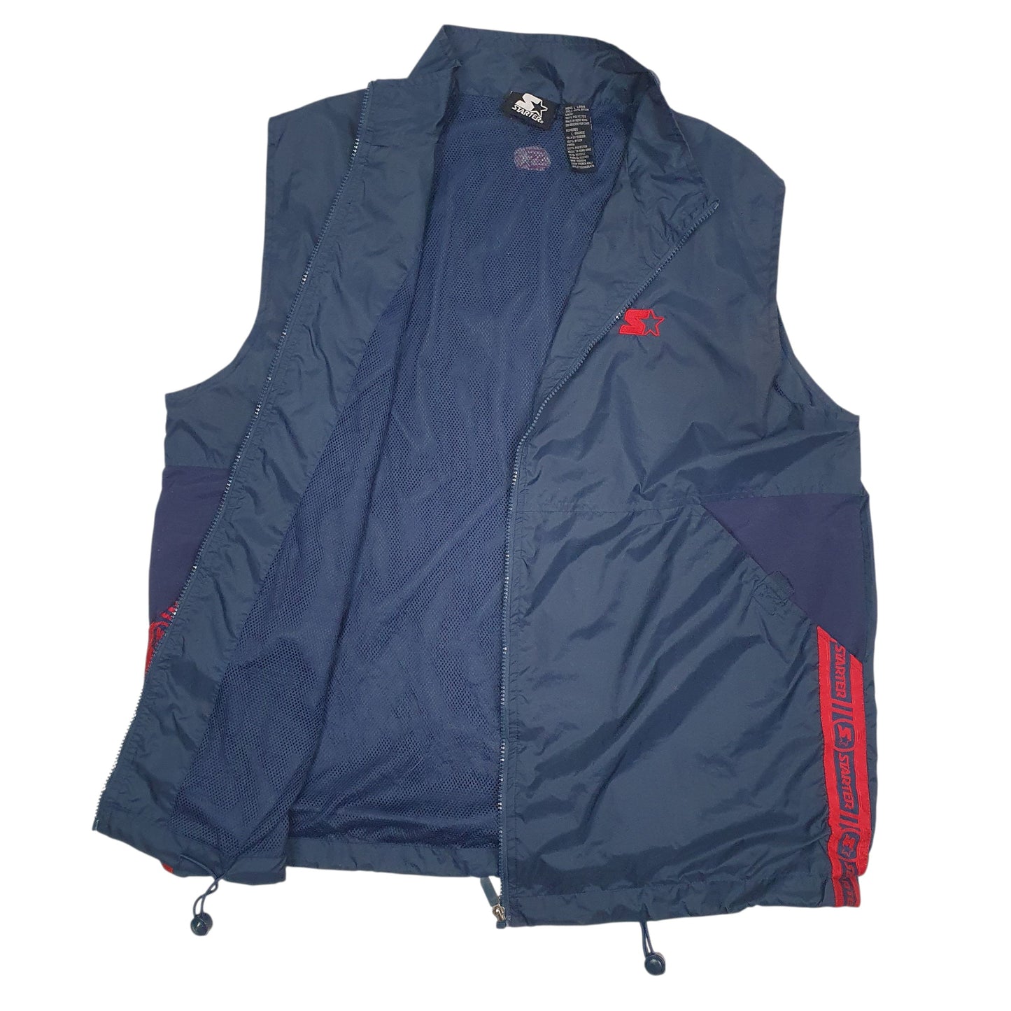 Mens Navy Starter   Coat