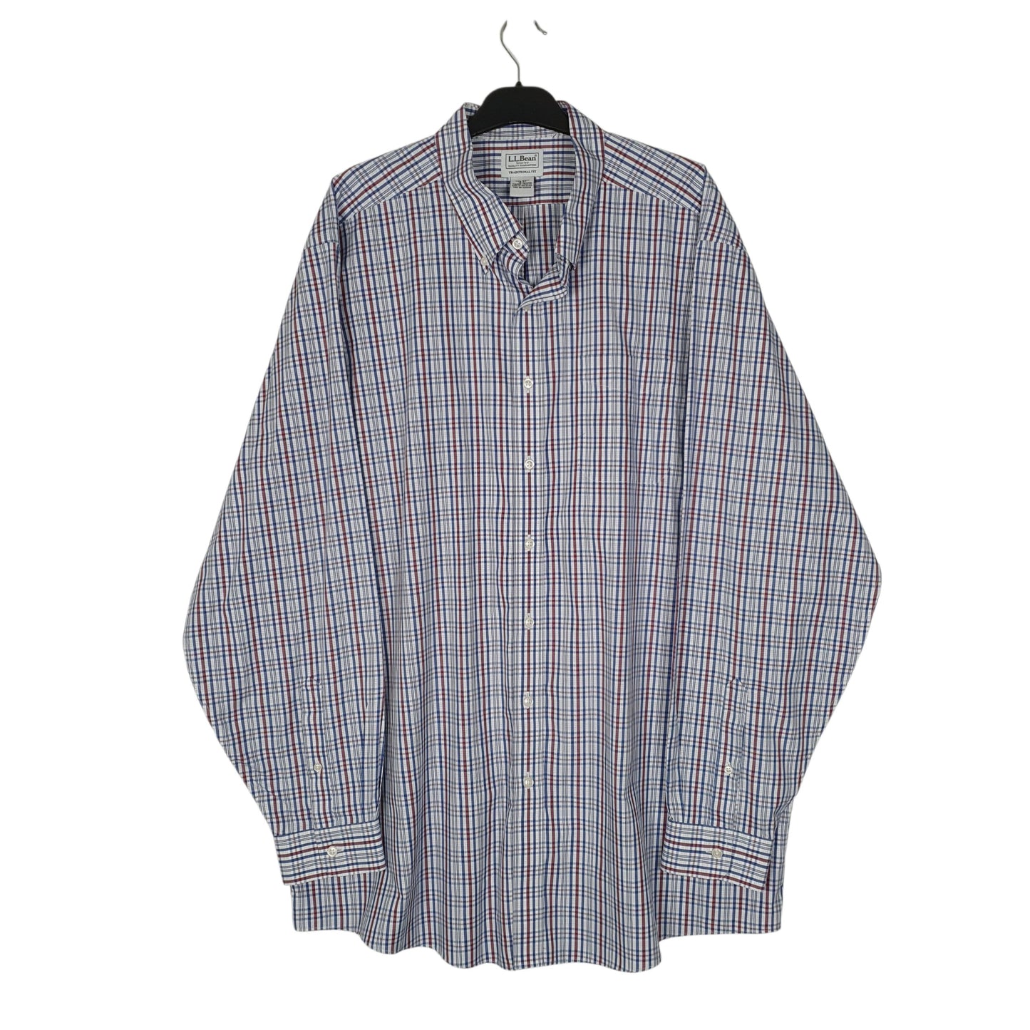 Mens Blue L.L.Bean  Long Sleeve Shirt