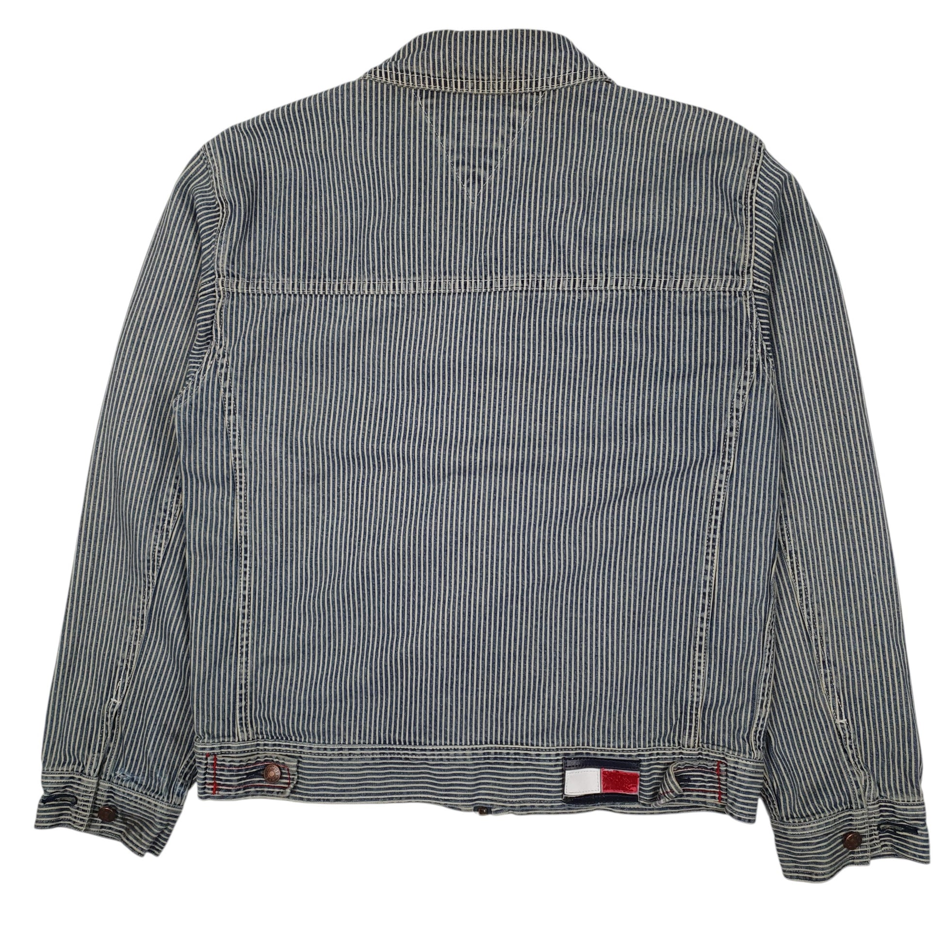 Womens Blue Tommy Hilfiger Vintage 00s Chore Hickory  Coat