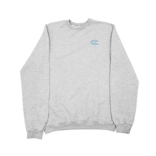 Mens Grey Champion  Crewneck Jumper