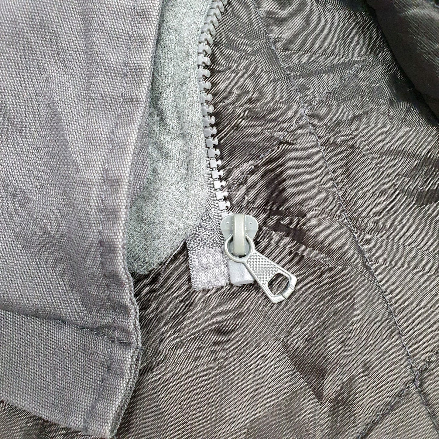 Mens Grey Dickies Shacket Hoodie Chore Full Zip Coat