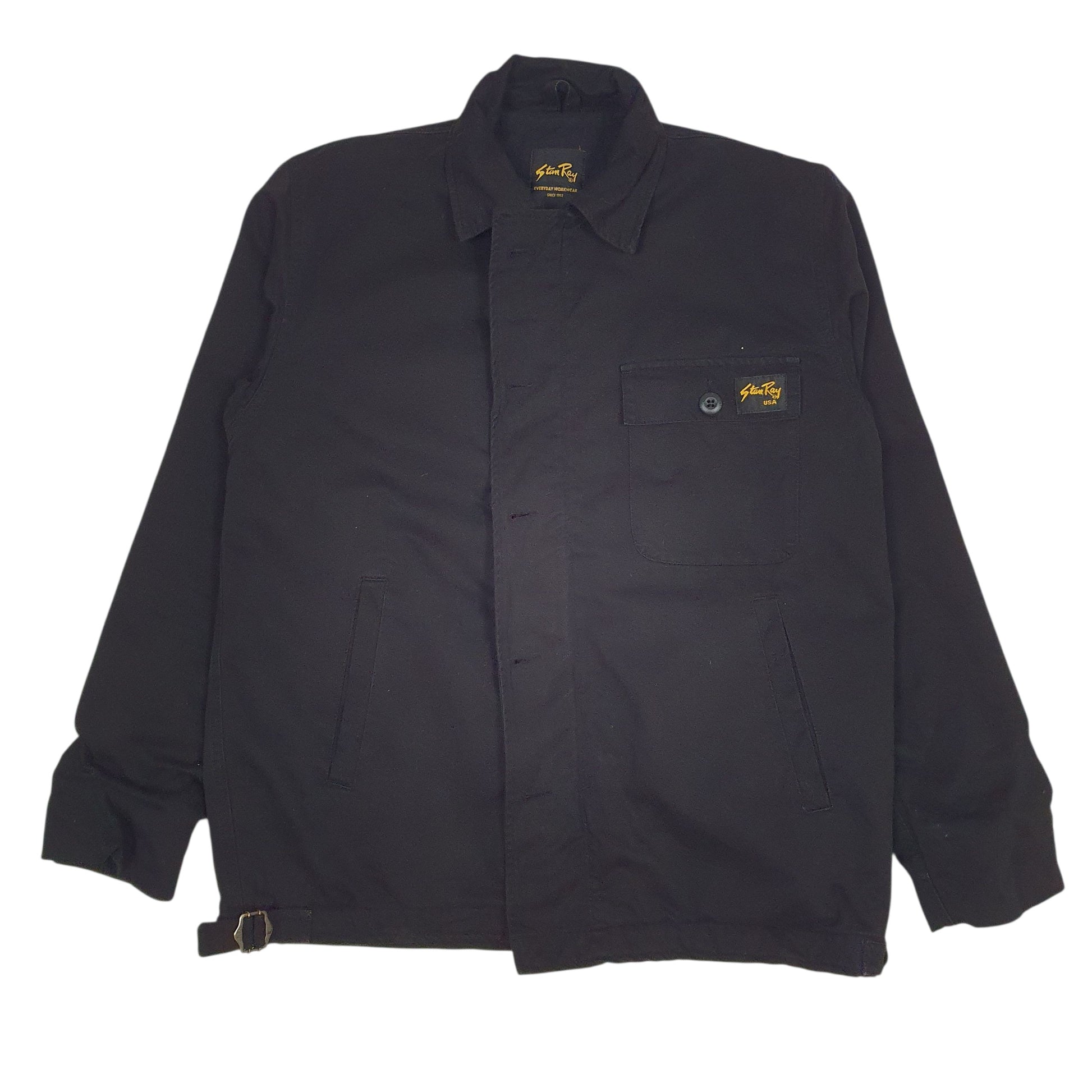 Mens Black Stan Ray   Coat