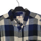 Mens Blue Woolrich Thick Flannel  Shirt