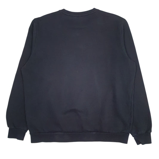 Mens Black Puma  Crewneck Jumper
