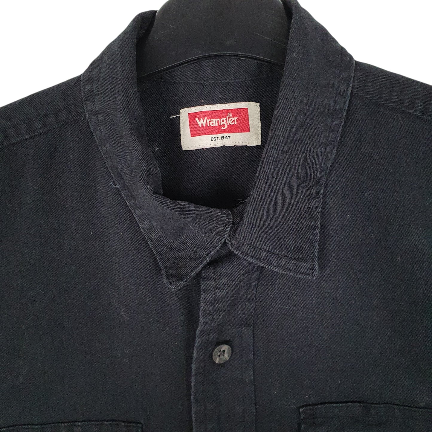 Mens Black Wrangler   Shirt