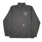 Mens Grey Carhartt  Quarter Zip Jumper
