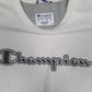 Mens White Champion  Crewneck Jumper