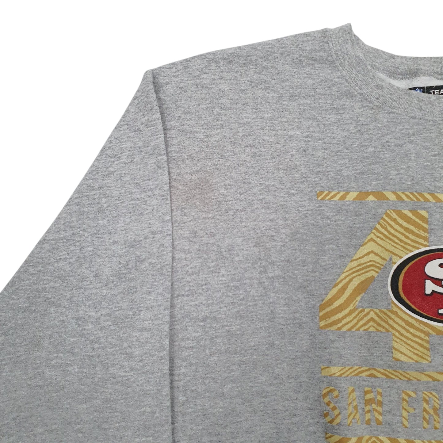 Mens Grey MFL Sanfransico 49ers Crewneck Jumper