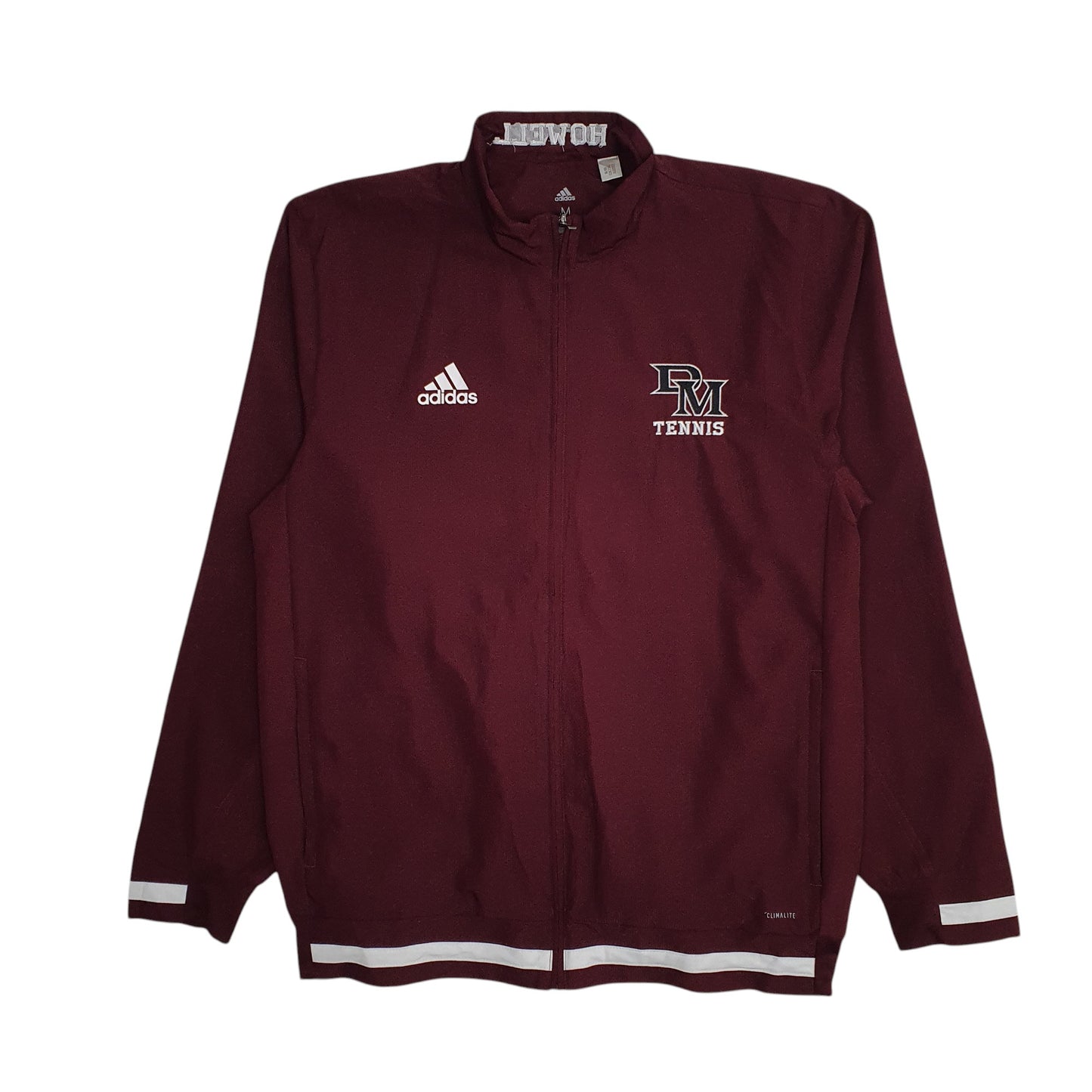 Mens Burgundy Adidas DM Tennis  Coat