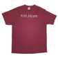 Mens Burgundy Port & Company  Short Sleeve T Shirt