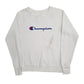Mens White Champion  Crewneck Jumper