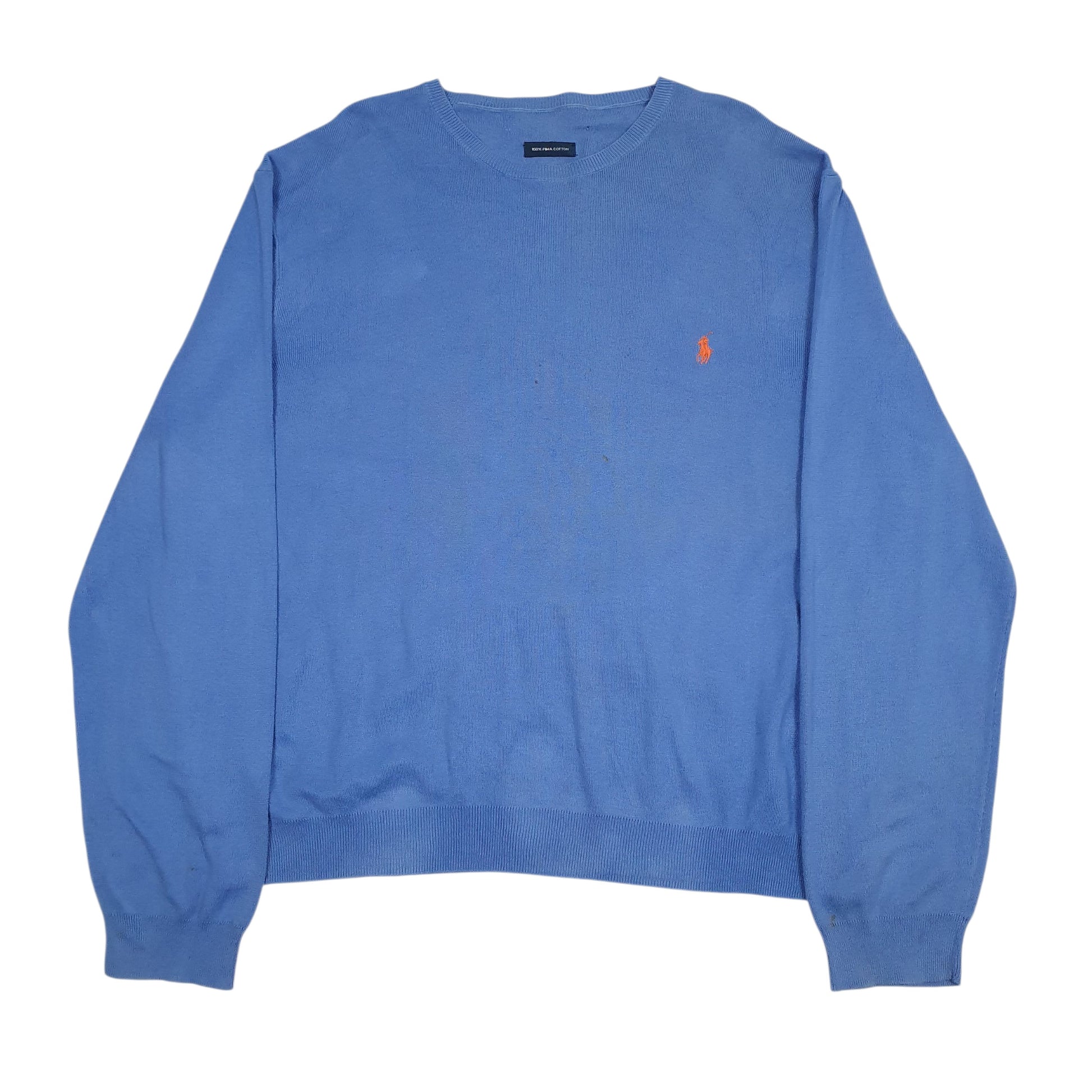 Mens Blue Ralph Lauren  Crewneck Jumper
