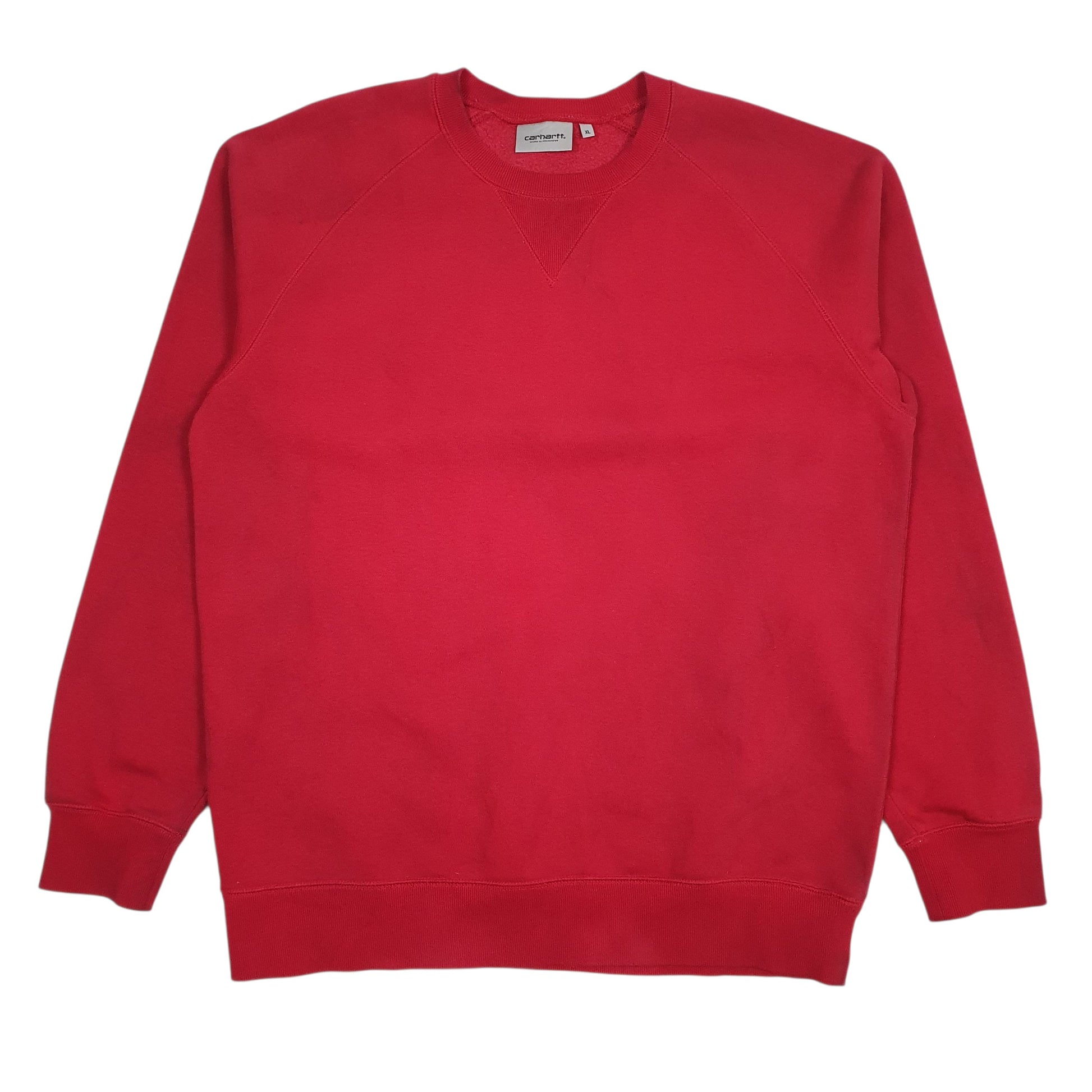 Mens Red Carhartt  Crewneck Jumper