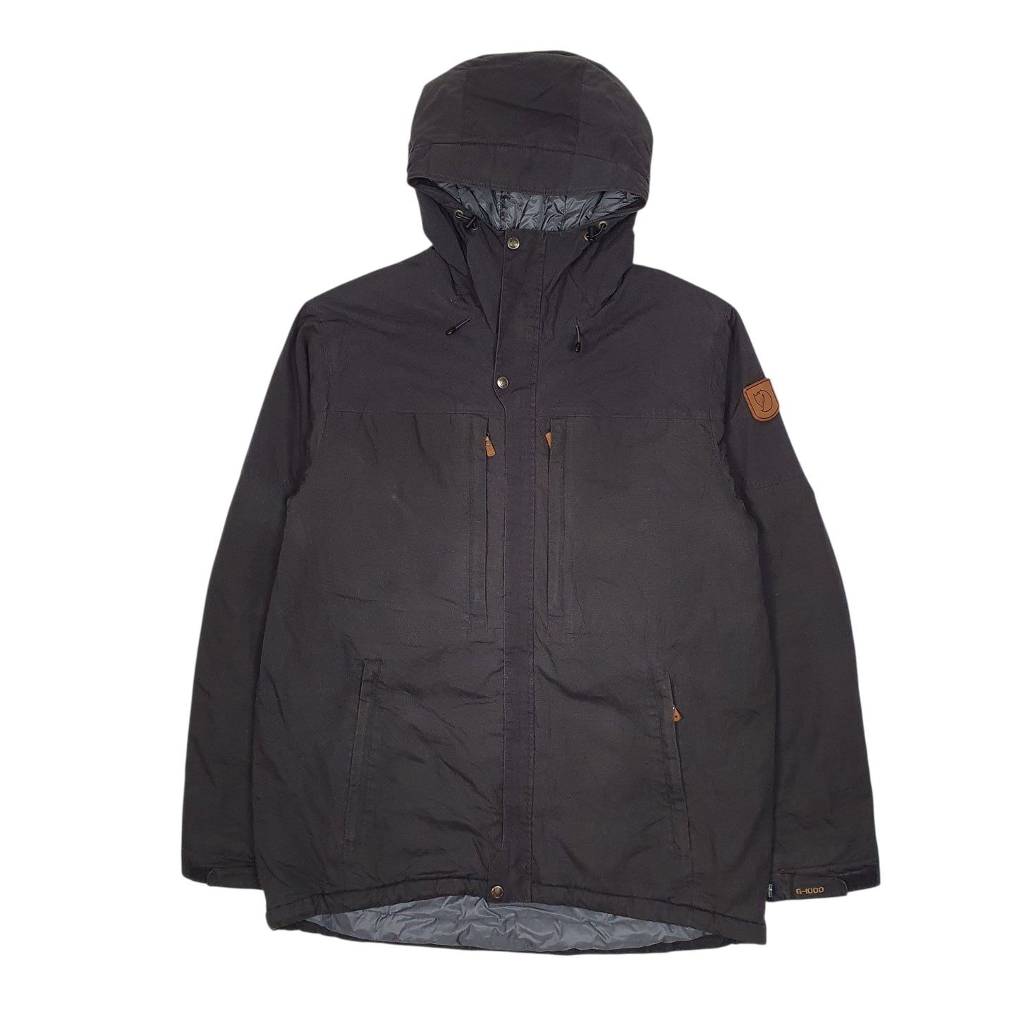 Mens Black Fjallraven   Coat