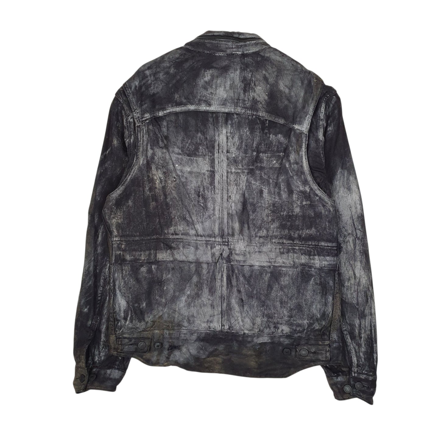 Mens Black Levis Type 3 Trucker  Coat