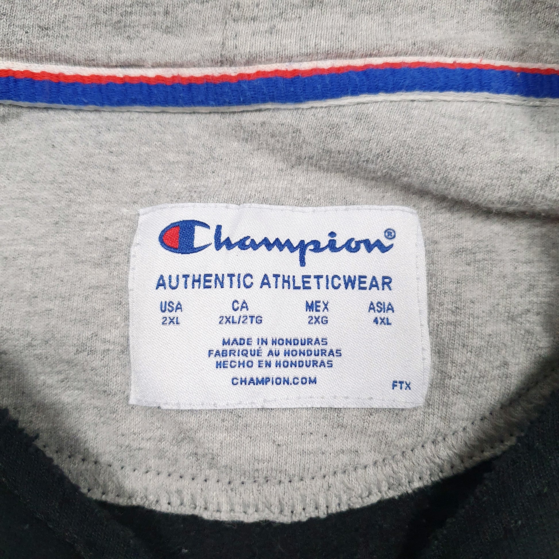 Mens Black Champion Spellout Hoodie Jumper