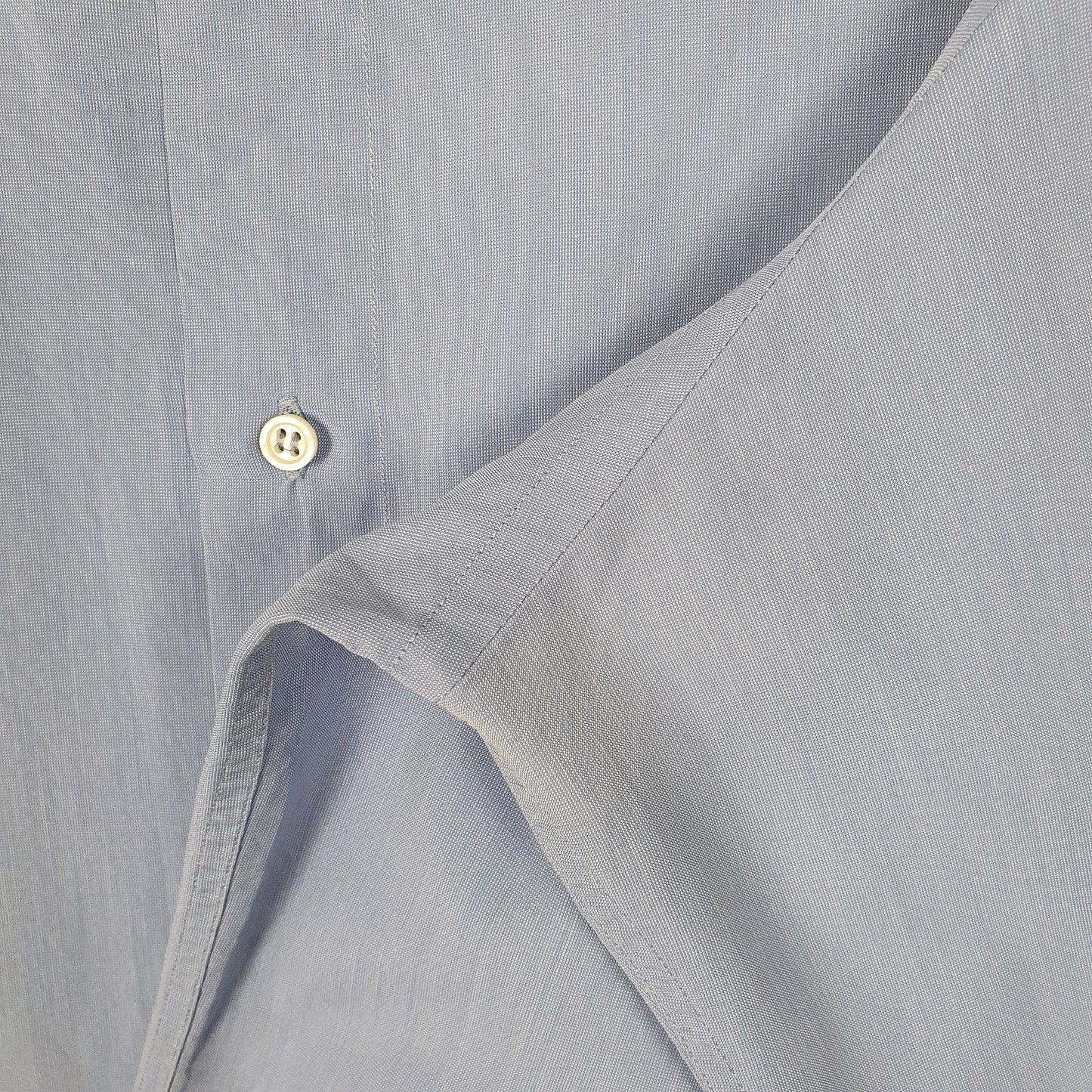 Mens Blue Burberry Vintage 90s  Shirt