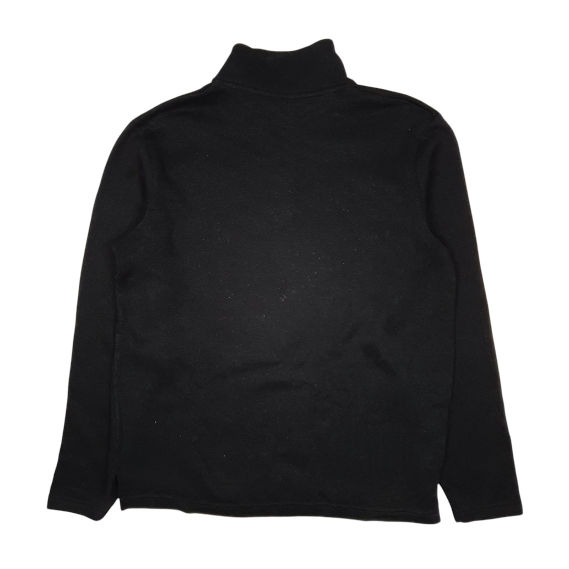 Mens Black Wrangler  Quarter Zip Jumper