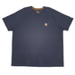 Mens Navy Carhartt  Short Sleeve T Shirt