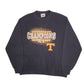 Mens Black Lee Vintage 90s Sport Tennessee Vols Crewneck Jumper