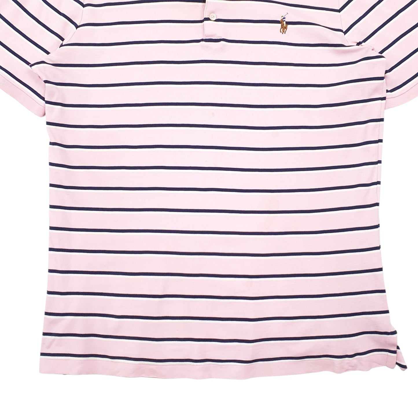 Mens Pink Polo Ralph Lauren Classic Fit  Polo Shirt