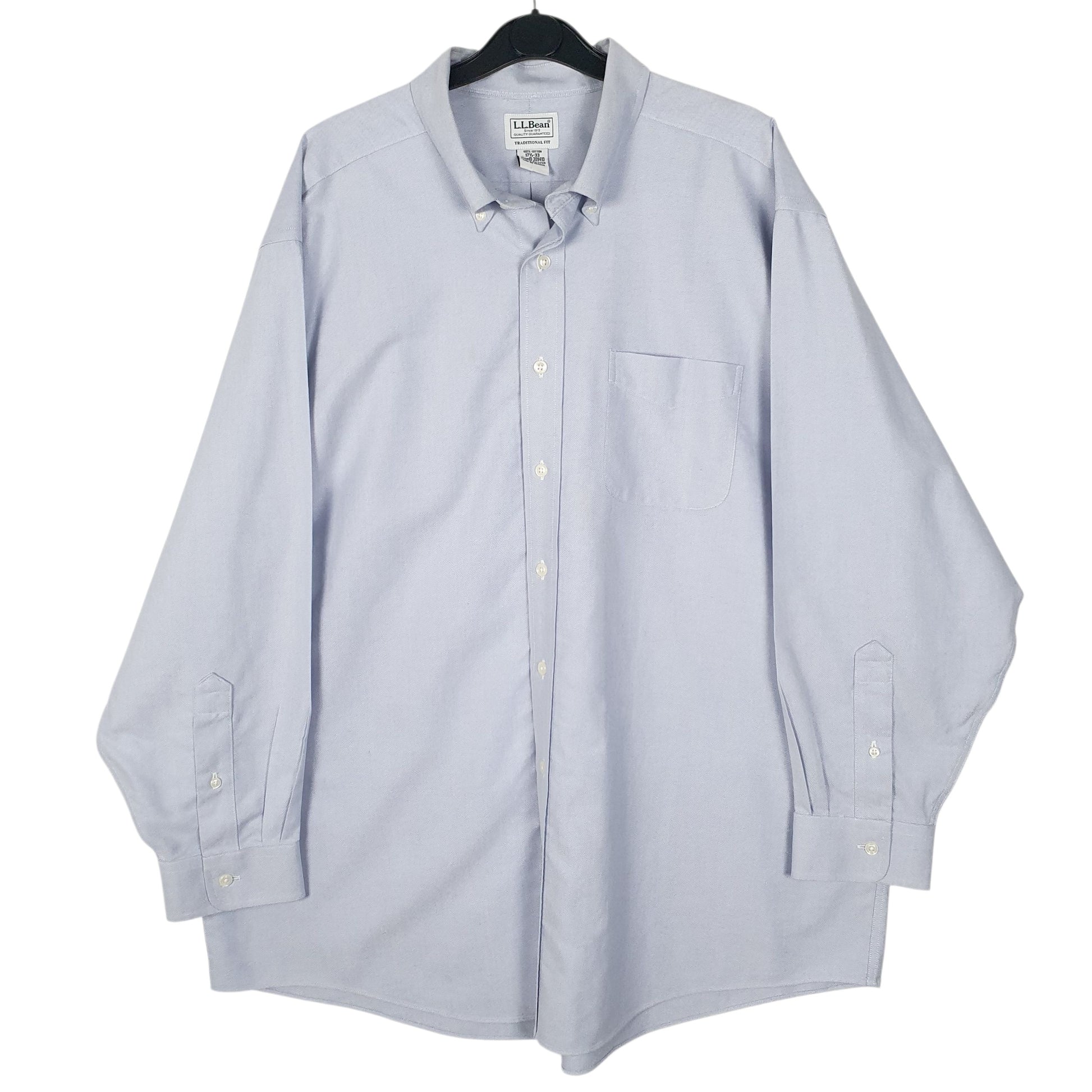 Mens Blue L.L.Bean  Long Sleeve Shirt