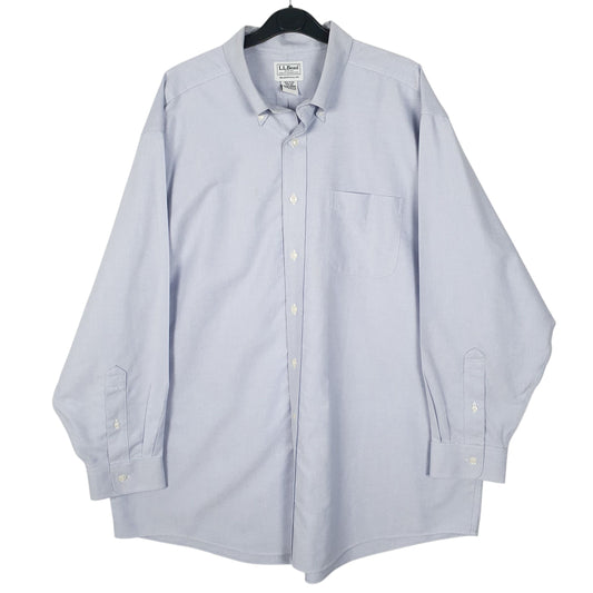 Mens Blue L.L.Bean  Long Sleeve Shirt