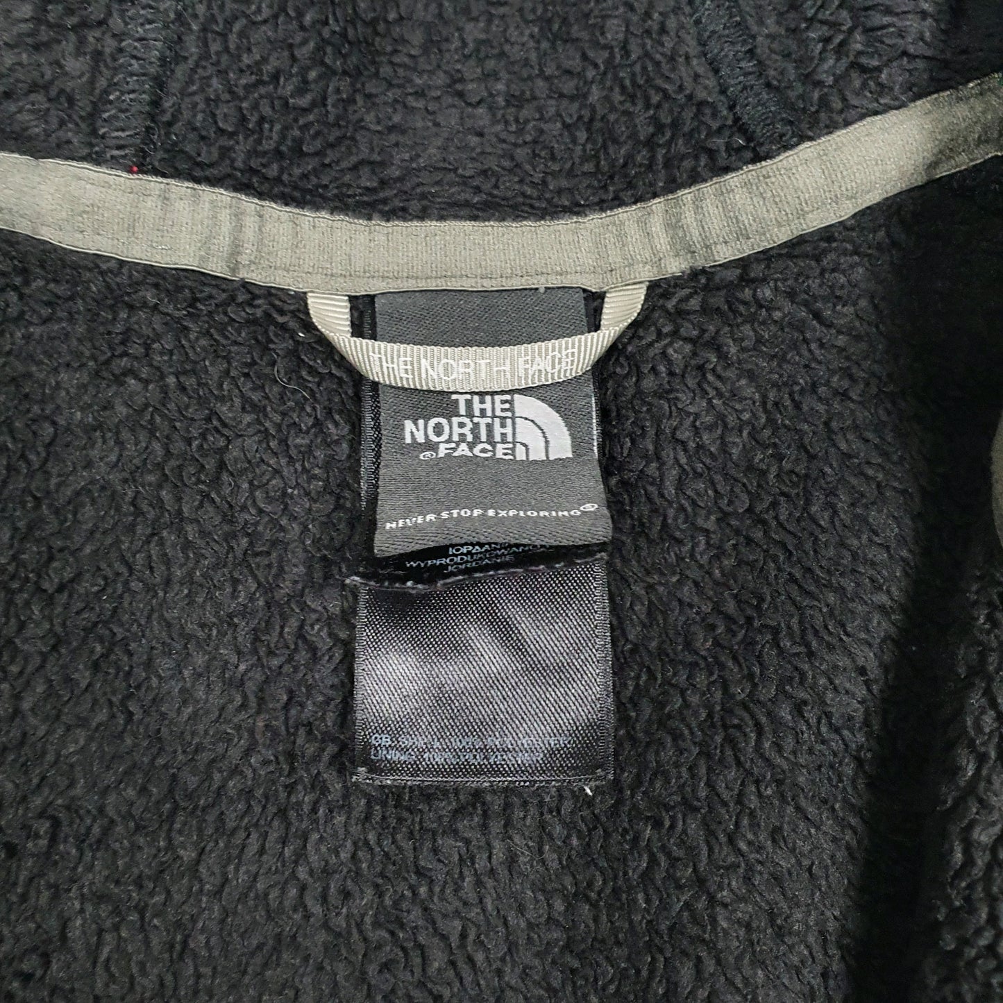 Womens Grey The North Face Hoodie Fleece Lined Full Zip Jumper