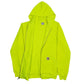 Mens Green Carhartt Hi-Vis Full Zip Jumper