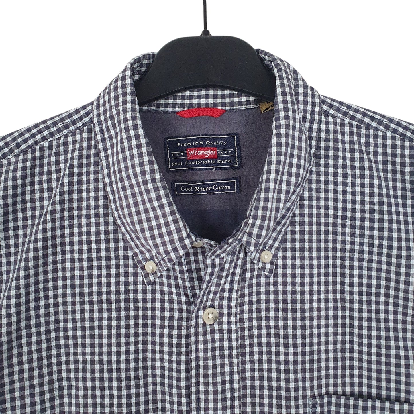 Mens Blue Wrangler   Shirt