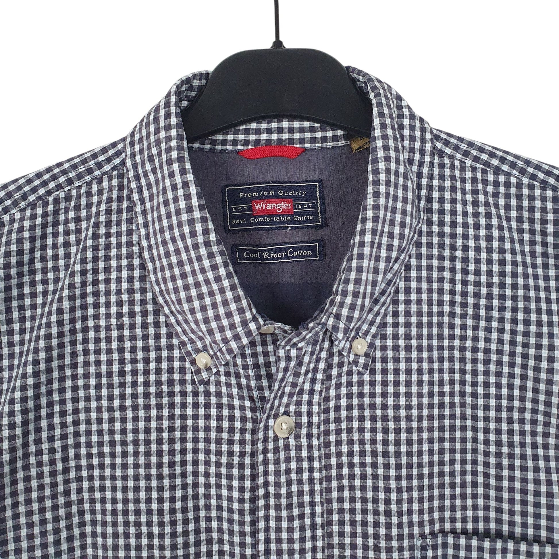 Mens Blue Wrangler   Shirt