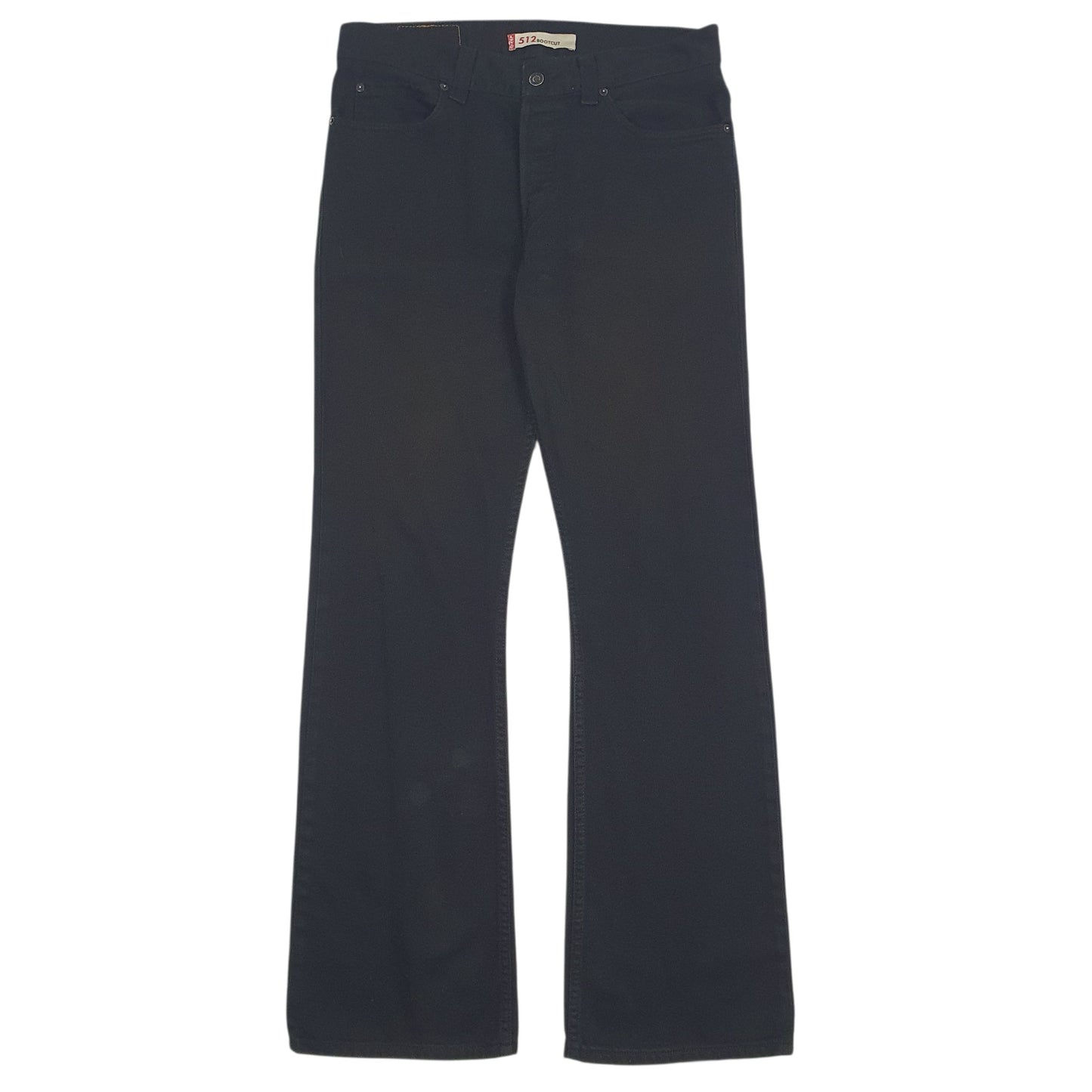 Mens Black Levis 512 Casual JeansW34 L34