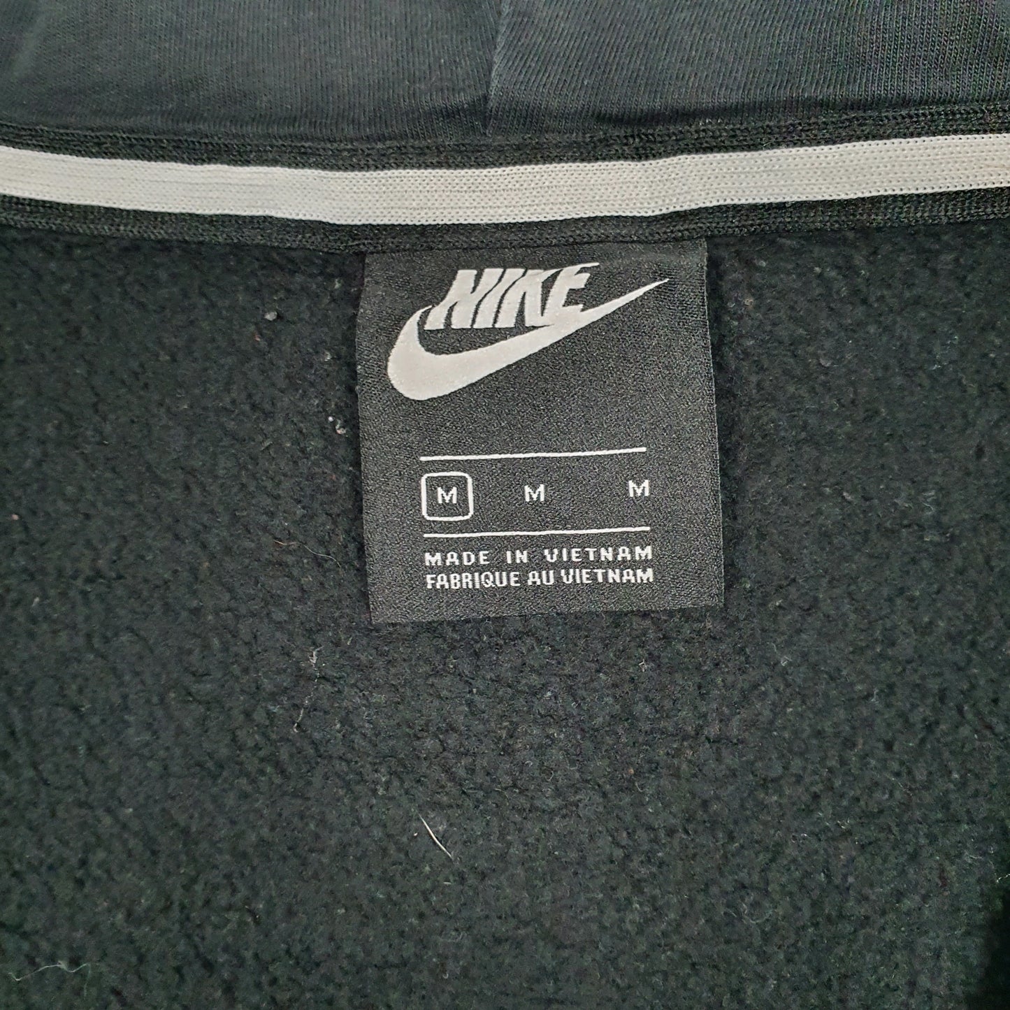 Mens Black Nike Baggy Full Zip Jumper