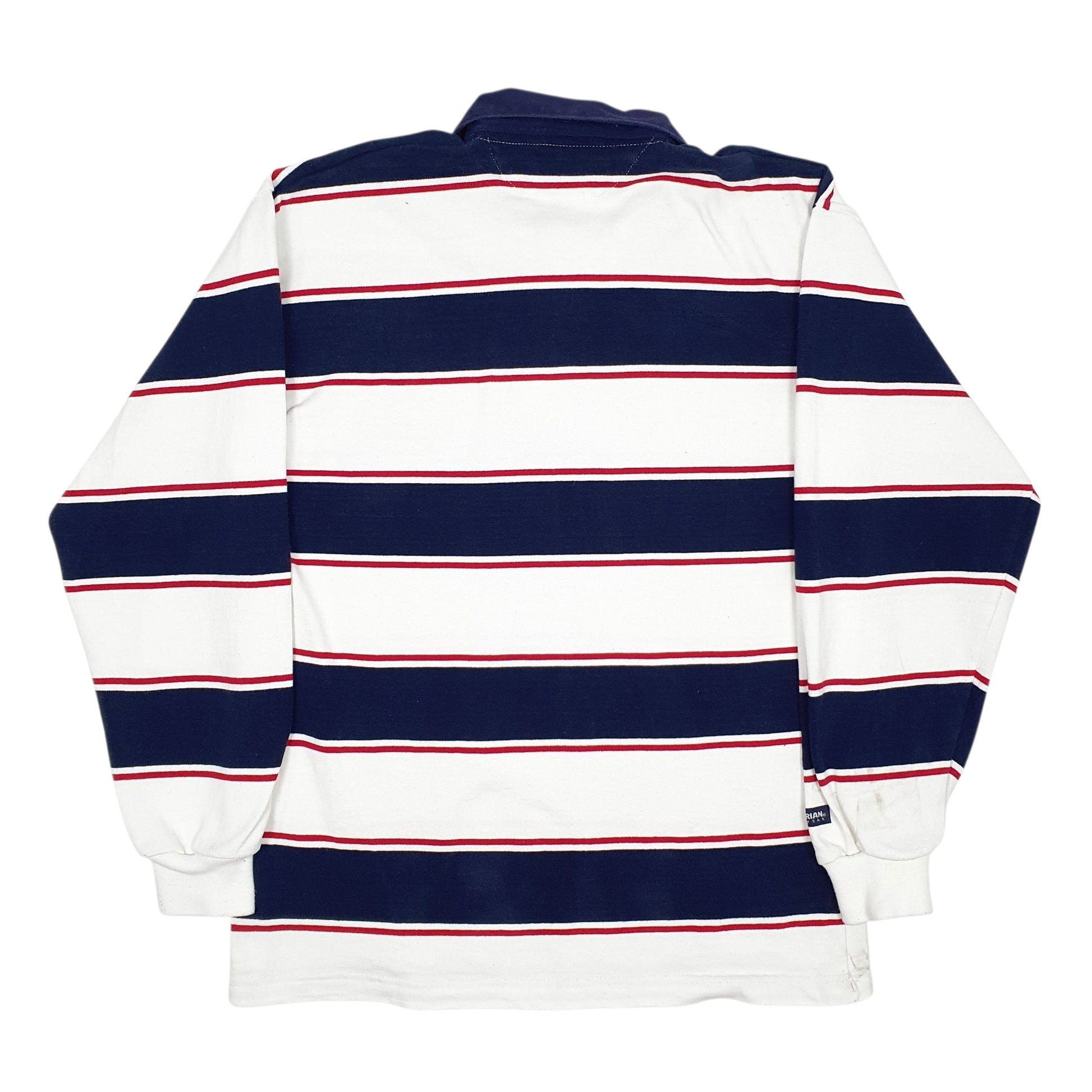 Mens White Barbarian Rugby George W. Bush Hoodie Polo Shirt