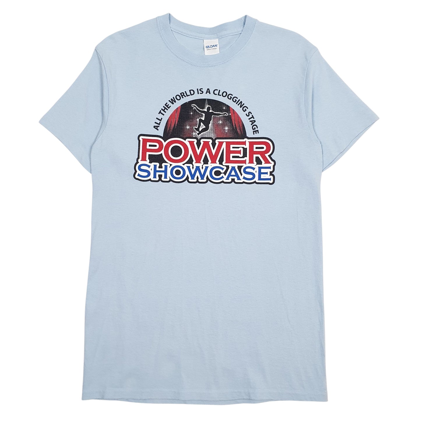 Mens Blue Gildan  Short Sleeve T Shirt