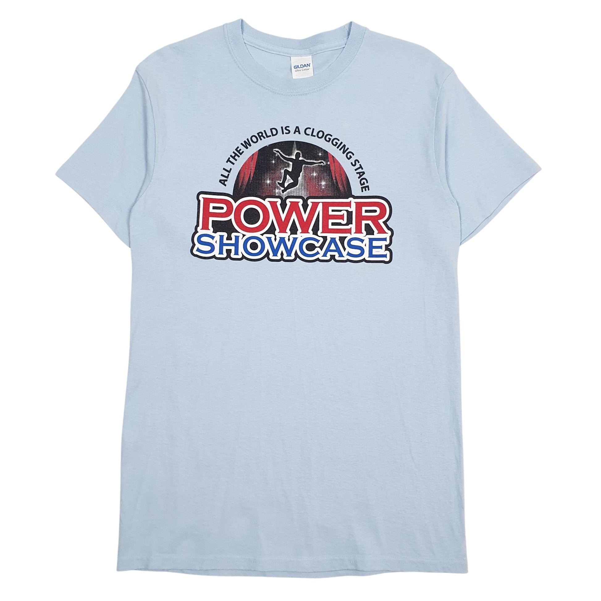 Mens Blue Gildan  Short Sleeve T Shirt