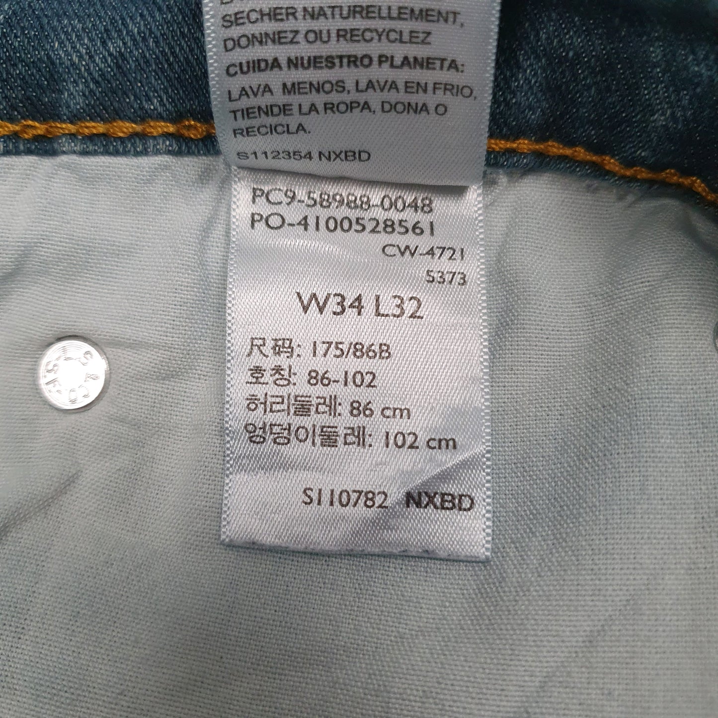 Mens Blue Levis   Jeans