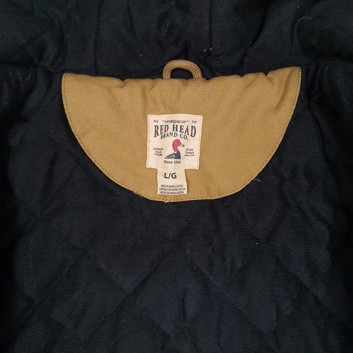 Mens Brown Red Head Heavy Active  Coat