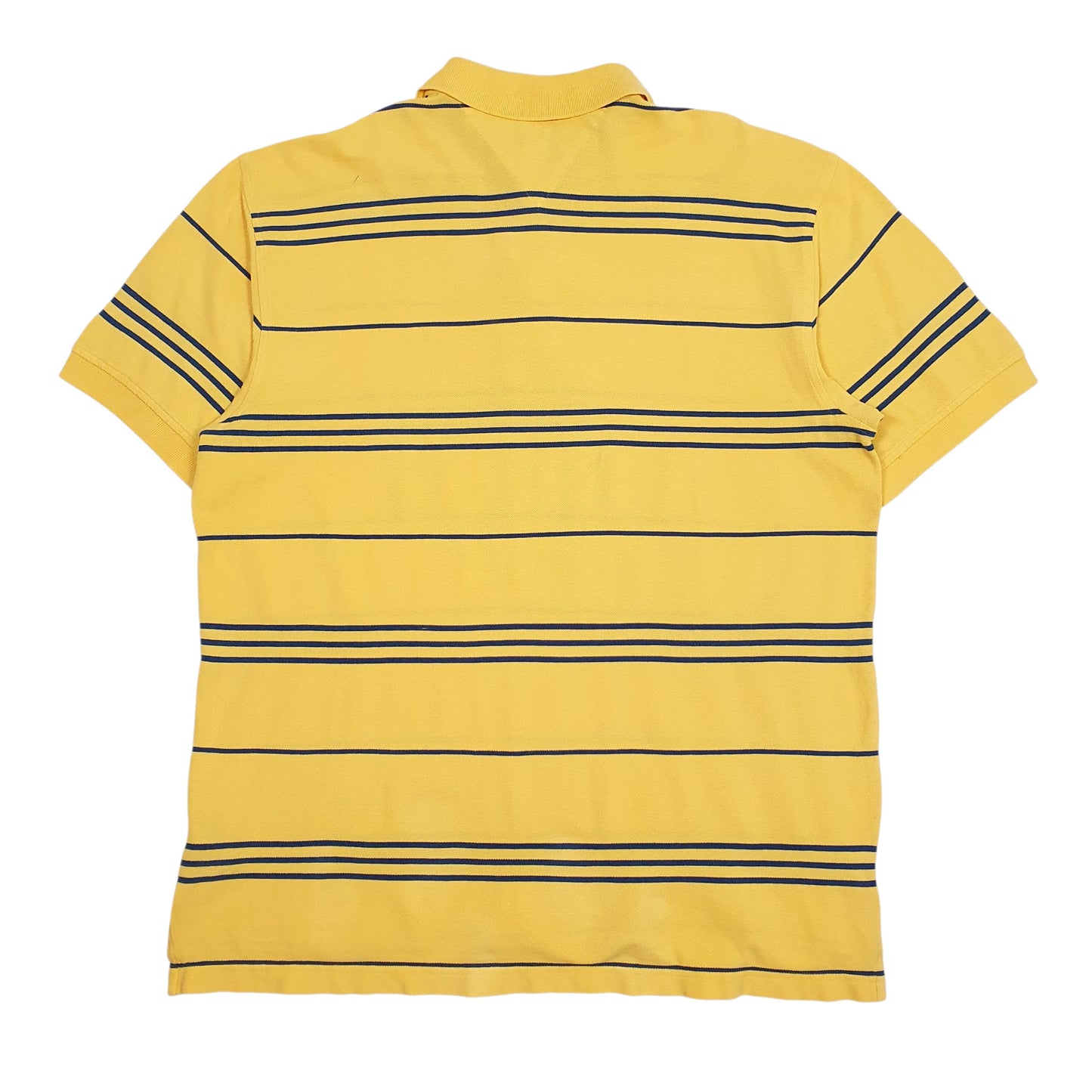 Mens Yellow Tommy Hilfiger  Crewneck Polo Shirt