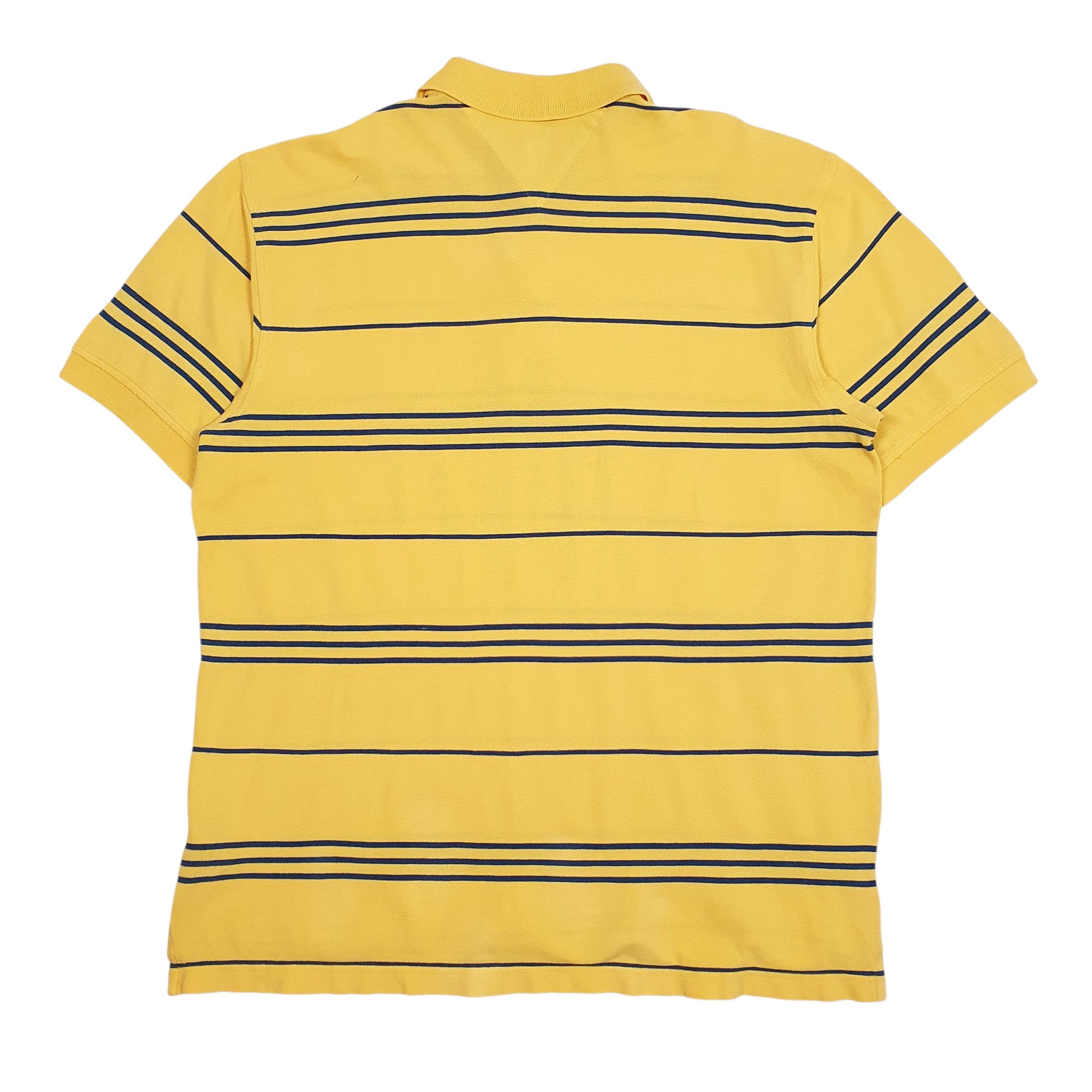 Mens Yellow Tommy Hilfiger  Crewneck Polo Shirt