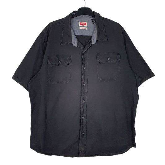 Mens Black Wrangler  Short Sleeve Shirt