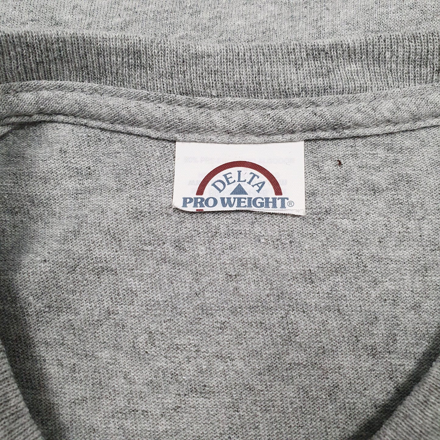 Mens Grey Delta Navy Lacrosse  T Shirt