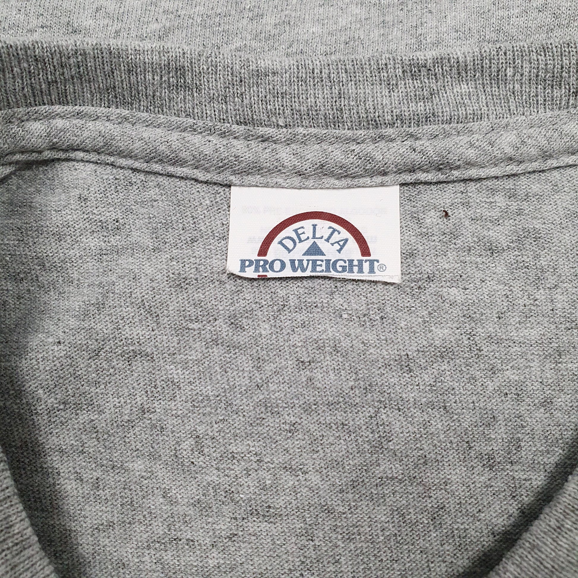 Mens Grey Delta Navy Lacrosse  T Shirt