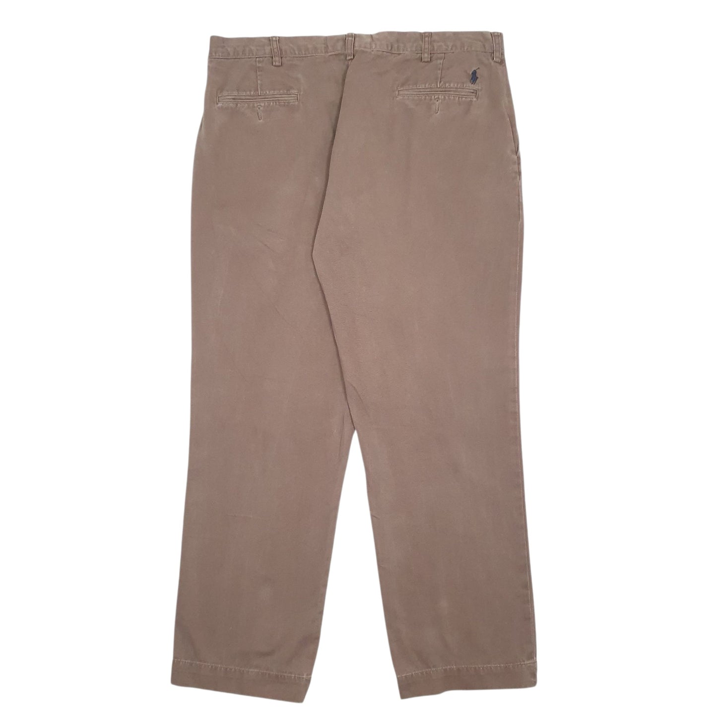 Mens Brown Polo Ralph Lauren Preston Pant Vintage  Trousers