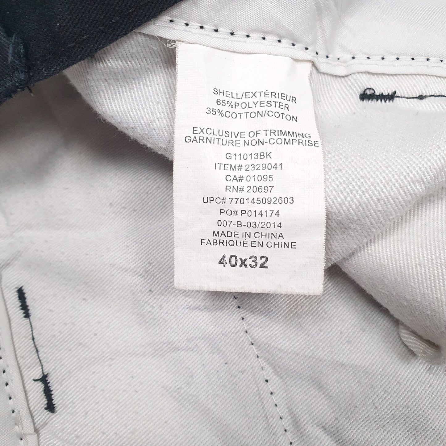 Mens Black Dickies Workwear  Trousers