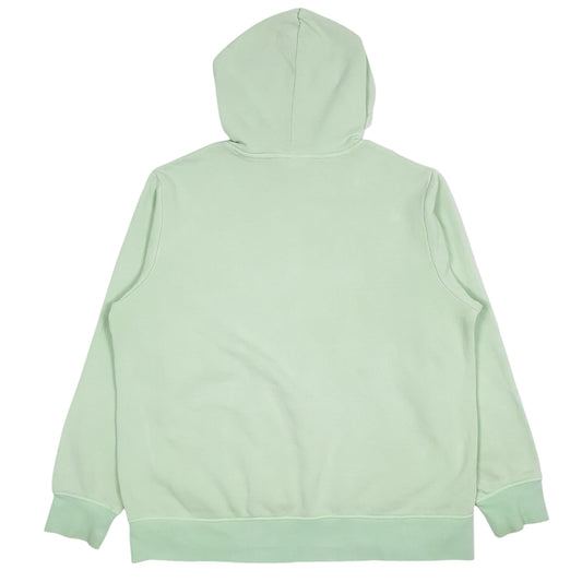 Mens Green Reebok Spellout Hoodie Jumper