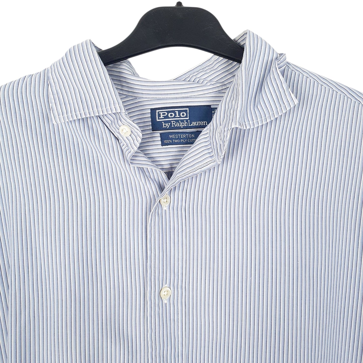 Mens Blue Polo Ralph Lauren Westleton Vintage  Shirt