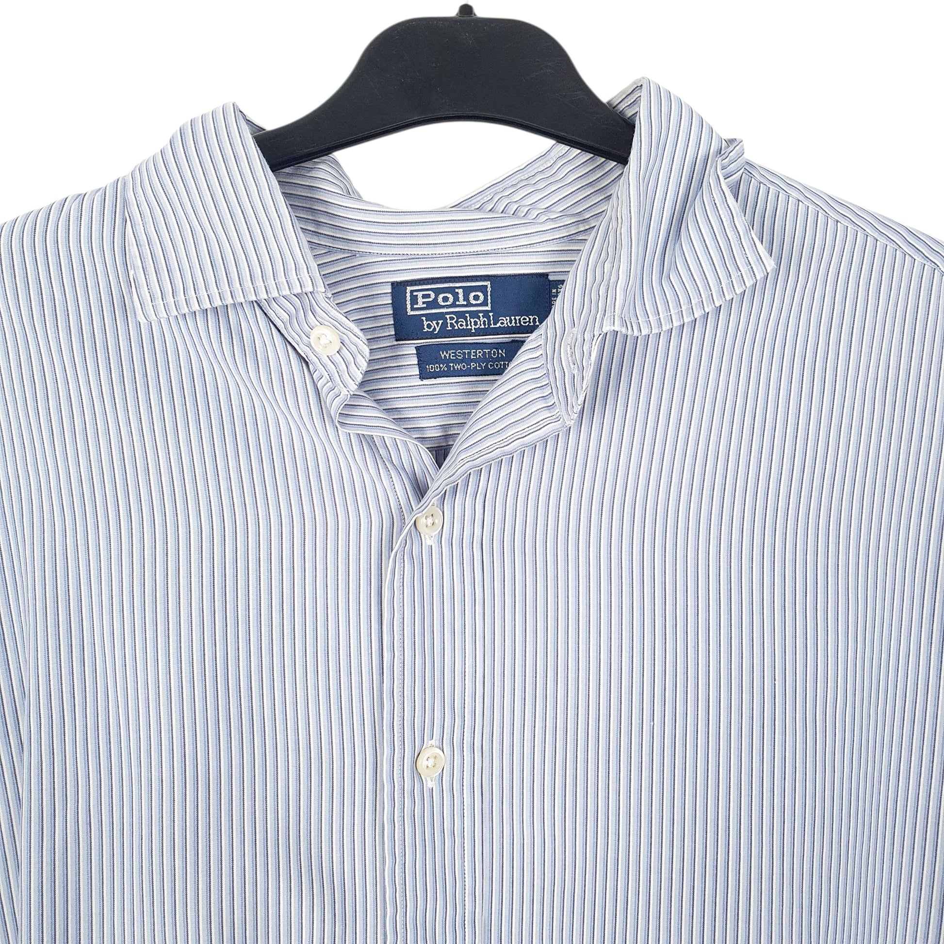 Mens Blue Polo Ralph Lauren Westleton Vintage  Shirt